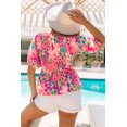 thumbnail image 3 of Casuashion Boho Floral Puff Sleeve Top - Chic Peplum Detail, XS-XXL Sizes!, 3 of 8