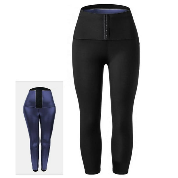 Milaget Women Hot Neoprene Sauna Sweat Pants Fitness Gym Exercise - Main Image