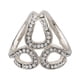 thumbnail image 5 of Qarigey Bufanda Anillo Clip Elegante Chal Hebilla Titular Broche Boda Mujer Bufandas clásicas Sujetador Hebillas fijas femeninas Plata 2Conjunto, 5 of 6