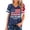 02Dark Blue, variant on CAIXIA 250th Anniversary USA Shirt Women American Flag T Shirt 4th of July Patriotic Tees 250 Years America Tops