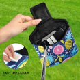 thumbnail image 4 of Haosy Vibrant Tropical Pineapple Orange Golf Mallet Putter Cover Strong Magnetic Leather Golf Club Headcover Closure, 4 of 7