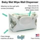 thumbnail image 3 of Dispensador de toallitas húmedas de pared Gadjit Baby Holds, paquete de 84 unidades, 3 of 8