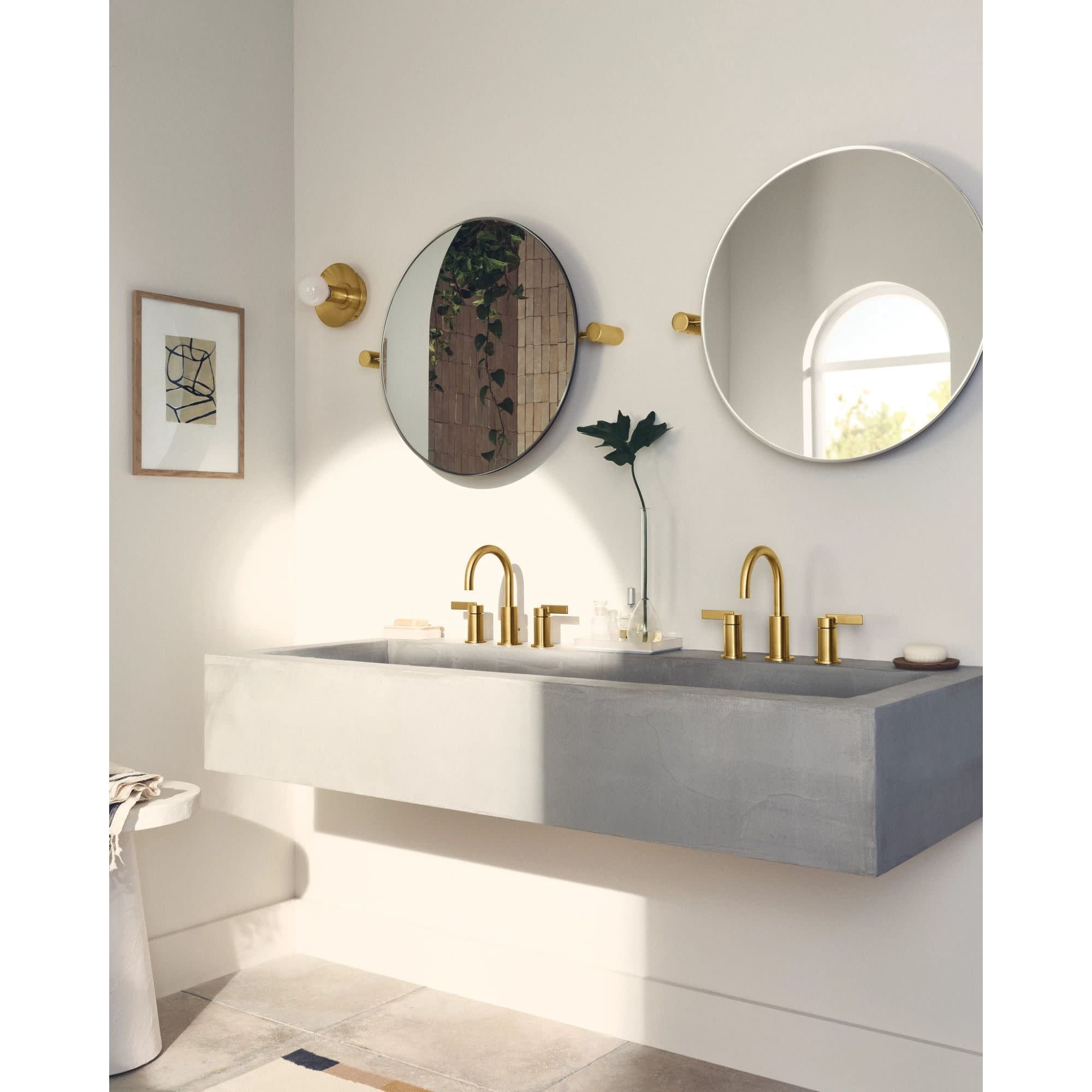 Moen T6222 Brass Brushed Gold 5 in Bathroom Faucet