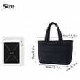 thumbnail image 3 of JUYGO Tote Bag for Women Lightweight Puffy Tote Bag with Compartments Lightweight zipper Bags Large Work Bag Quilted Travel Puffy Shoulder Handbag, 3 of 6