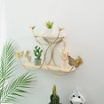 thumbnail image 2 of GOOHOCHY Estante de almacenamiento nórdico creativo para baño, 1 pieza, dorado, 2 of 8