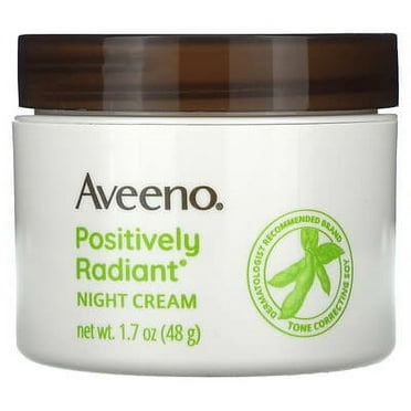 Aveeno, Positively Radiant, Night Cream, 1.7 oz Pack of 4
