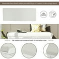 thumbnail image 4 of Rustic Storage Bench With 3 Drawers & 3 Rattan Baskets, Shoe Storage Bench For Entryway, Living Room, Bedroom (White), 4 of 8