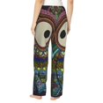 thumbnail image 2 of Bixox Women's Boho Owl Patterned Pajama Pants Loungewear, 2 of 5