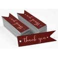 thumbnail image 2 of Inkdotpot Real Rose Gold Foil Thank You Bridal Shower Tags Favor Hang Paper Tags 100 Pieces, 2 of 6