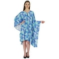 thumbnail image 5 of Moomaya Printed Short Turkish Kaftan For Women's Sexy Kaftan Evening Gown Beachwear Dress, 5 of 6
