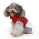 thumbnail image 2 of EeaseMX Ropa de invierno abrigada para cachorros, adorable suéter de ciervo, disfraz para fiesta de Navidad (rojo y blanco, talla S), 2 of 7
