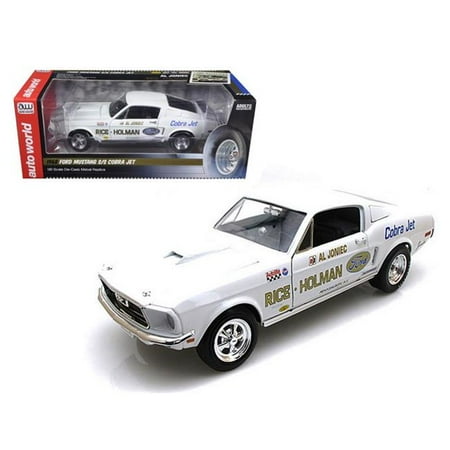 Autoworld AW203 1968 Al Joniecs Ford Mustang Super Stock Eliminator 1-18 Diecast Model Car