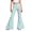 P250 Light Blue, variant on Tfken Child Soft Comfy Pants School Daily Wear Flare Denim Pants Girls With Pockets Stretch Fashion Graphic Print Kids Casual Clothes Size 5-6 Years Beige