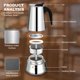thumbnail image 4 of Cafetera Espresso Stovetop DITOSH para 4 tazas, 200 ml, acero inoxidable, 4 of 9