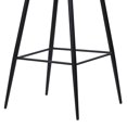 thumbnail image 7 of Armen Living Buckley 26" Counter Stool in Gray and Matte Black, 7 of 7