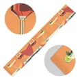 thumbnail image 5 of Yayeee Table Runner 90 inches Long Home Kitchen Dinning Party Decoration, Orange Glasses, 5 of 7