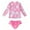Style D, variant on BULLPIANO Baby Girls Sunsuit Long Sleeve Rash Guard Swimwear Girl Two Piece Swimsuit with UPF 50+ Sun Protection ,Size 3-4 Years