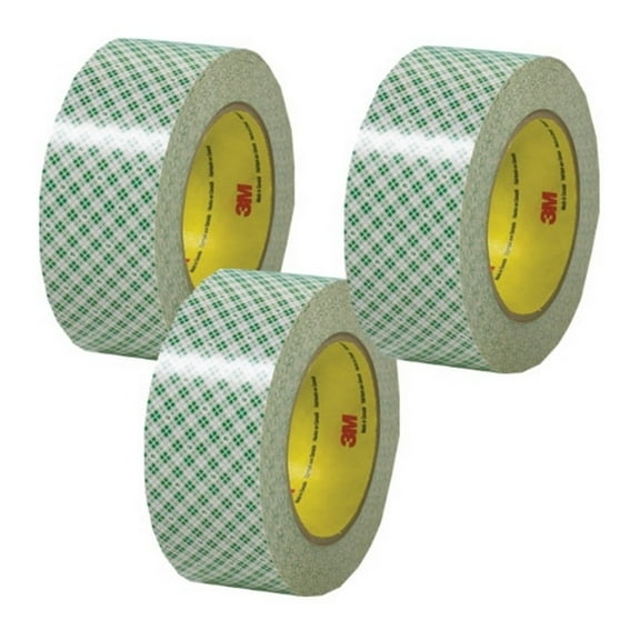 3M 410M Double Sided Masking Tape 2" X 36 Yard Roll (3 Pack)