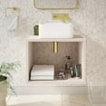 thumbnail image 2 of Swiss Madison Sm-Bv155 Concorde 24" Square Ceramic Console Bathroom Sink - MultiColor, 2 of 11