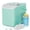 Green, variant on CONCETTA Countertop Ice Maker, 9pcs in 6 Mins, 26lbs/24H ,Bullet Ice Maker with Ice Scoop and Basket, White