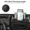 thumbnail image 3 of Soporte para teléfono JeCar TJ Dash Mount con almacenamiento Jeep Wrangler TJ, 3 of 8