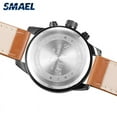 thumbnail image 4 of SMAEL Casual Sport Watches Mens Luxury Military Leather Waterproof  Watch Man Clock SL 9076 Fashion Wristwatch relogio masculino, 4 of 6