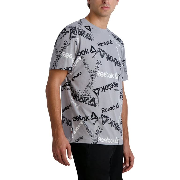 Reebok Men's and Big Men's All Over Logo Graphic T-Shirt, up to