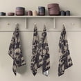 thumbnail image 4 of GZHJMY Skull Kitchen Dish Towel Set of 4, Super Absorbent Soft Drying Cloth Tea Bar Towels, 28"x 18", 4 of 6