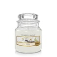 thumbnail image 4 of Yankee Candle Vanilla Small Jar Candle with a Metal Vines Jar Candle Shade/Topper, 4 of 4