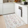 thumbnail image 3 of Balacho Farmhouse Floral Bohemian Faux Wool Area Rug, 2' x 3', Beige, 3 of 9