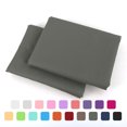 thumbnail image 5 of Zippered Pillowcases Covers Egyptian Cotton 2-Pack (20 x 36 Inch, Dark Gray), 5 of 5