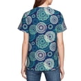 thumbnail image 7 of Wukai Bohemian Mandala Youth Unisex Short Sleeve T-Shirt for Boys, Girls, Teens, and Kids-X-Large, 7 of 7