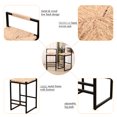 thumbnail image 7 of Restaurant Bar Stools | Comfort and Style in One | Metal and Water Hyacinth Construction | Dust - Proof and Easy to Clean, 7 of 7
