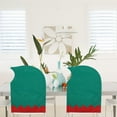 thumbnail image 3 of UPGRATOR Dining Chair Slipcover Green Bright Cloth Detachable 1Pack, 3 of 5