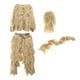thumbnail image 2 of Vestidos Ghillie elásticos con capucha de camuflaje transpirable, ropa, chaqueta y pantalones, conjunto ligero para , fotografía naturalista marrón DYNWAVEMX Trajes Ghillie de camuflaje, 2 of 8