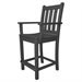 thumbnail image 2 of Traditional Garden 24" Barstool, Slate Grey, Counter (24"-26"), Square Seat, Mission Back, Black, 2 of 2