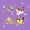 Lavender Purple, variant on Manfei Cute Pet Zipper Twin Comforter Sets with Fitted Sheet and 2 Pillowcases, Cartoon Cup Kitten Zipper Bedding Set, Pink, Pink Reversible, 4pcs