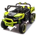 thumbnail image 3 of Xuanlur 24V Ride On Toys for Big Kids W/20" Seat, 4WD 6X6 2 Seater Ride On Dump Truck with Remote Control, 3 Speeds, High Efficiency Battery, 4X100 Motors, Music, Ride On Car for Boys Girls, Yellow, 3 of 7