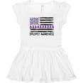 thumbnail image 3 of Inktastic Epilepsy Awareness Purple Ribbons and Flag Girls Toddler Dress, 3 of 5