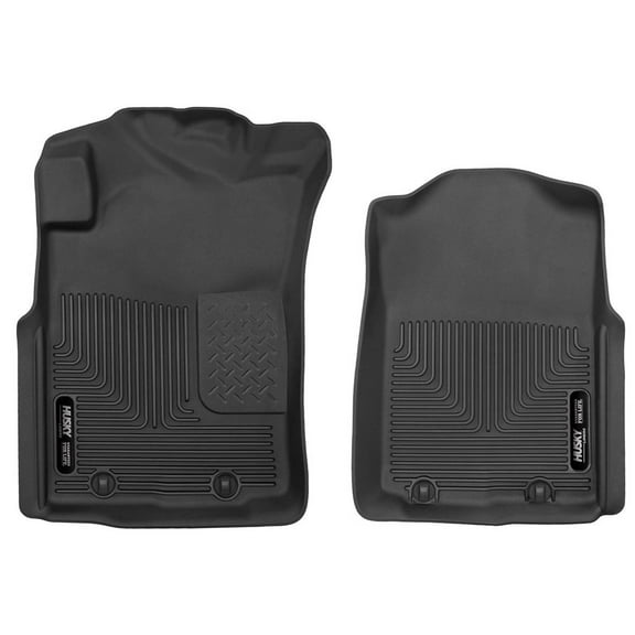 Husky Liners 53721 X-Act Contour Front Floor Liners Black Fits 2005-2011 Toyota Tacoma Access, Double & Regular Cab