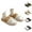 Coffee, variant on Men And Women Home Slippers with Fashion Cartoon Design, Comfortable Indoor Shoes and Non- Footwear, Warm for Winter and Christmas