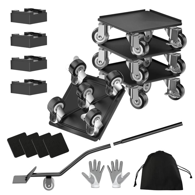 Muebles Dolly LOYAL TIGER Heavy Duty de 680 kg con 5 ruedas de 360°