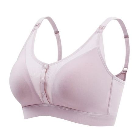 

Mackneog Maternity Tops Women s Bra Maternity Bra Front Open Breast-Feeding Bra Everyday Underwear polyester Pregnant Bra