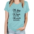 thumbnail image 2 of WREESH Women's Fashion Short Sleeve T-Shirts Cute Summer Tops with Graphic Print and Crew Neck Mint Green, 2 of 5