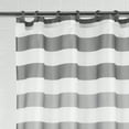 thumbnail image 2 of Mainstays Ombre 15-Piece Stripe Polyester Shower Curtain Set, Grey, 2 of 6