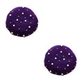thumbnail image 2 of Sombrero Minnieouse Boina Pearl Satin Weave Estilo francés casual Beanie Caps Suministros de ropa para mujeres Niñas púrpura CBP251774, 2 of 5