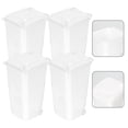 thumbnail image 3 of Shisuyan 4pcs Creative Desk Trash Can Trash Container Garbage Can Plastic Pencil Makeup Brush Holder, 3 of 8
