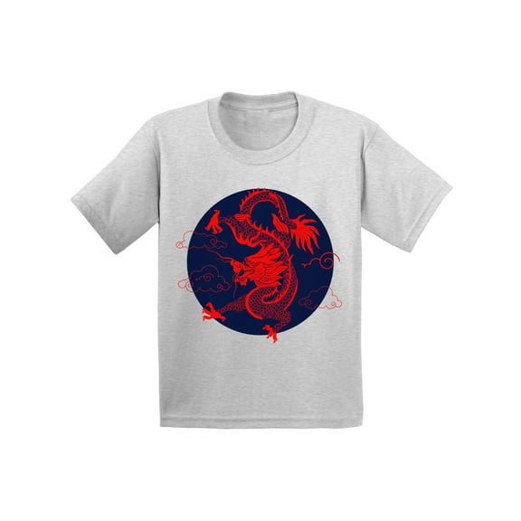 Girls Graphic Tees - Dragon Shirt Age 6 to 15 Years Old