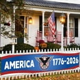 thumbnail image 4 of BSJJY Outdoor Streamer 250th Anniversary Commemorative Outdoor Streamer Decoration Patriotic Party Bunting Banner American Flag Themed Festival Supplies for Home Garden Yard Outdoor Decorations (C), 4 of 6