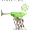 thumbnail image 2 of Cuchara para arena de gatos, juego de cucharas de plástico para arena de gatos, cuchara gruesa para arena de gatos, cuchara de plástico con filtro para limpieza de arena de gatos, 2 of 5